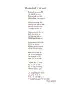 Các bài thơ lớp 4