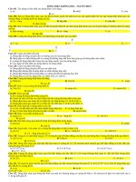 Bài 1. Bài tập trắc nghiệm có đáp án về dòng điện không đổi và nguồn điện môn vật lý lớp 11 | Vật Lý, Lớp 11 - Ôn Luyện