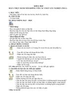 Giáo án khoa học tuần 5