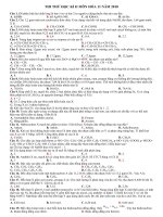 Đề thi thử học kì 2 có đáp án môn hóa học lớp 11 năm 2018 | Lớp 11, Hóa học - Ôn Luyện