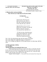 Đề thi học sinh giỏi cấp trường môn ngữ văn lớp 11 năm 2016 trường thpt ngô thì nhậm phần 2 | Ngữ văn, Lớp 11 - Ôn Luyện