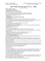 Đề cương ôn tập học kì 2 môn ngữ văn lớp 11 năm 2015 trường thpt thăng long | Ngữ văn, Lớp 11 - Ôn Luyện