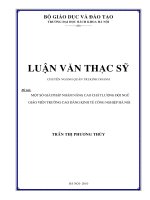 Một số giải pháp nhằm nâng cao chất lượng đội ngũ giáo viên trường cao đẳng kinh tế công nghiệp hà nội 