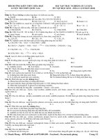 Bài tập trắc nghiệm ôn tập học kì 2 môn hóa học lớp 11 năm 2018 | Lớp 11, Hóa học - Ôn Luyện