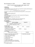 Giáo án Tiếng Anh Lớp 5 - Tuần 3