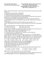 Tổng hợp các chuyên đề sinh học luyện thi đại học năm 2016 | Lớp 12, Sinh học - Ôn Luyện