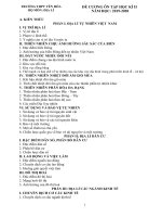 Đề cương ôn tập học kì 2 môn Địa Lý lớp 12 THPT Yên Hòa - Đề cương số 1 | Lớp 12, Địa Lý - Ôn Luyện