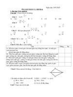 Ôn tập toán 7 ( Buổi 6)