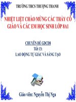 Lao động tự giác sáng tạo