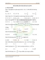 Bộ đề cương ôn tập giữa kì 2 môn toán lớp 9 năm học 2019 - 2020