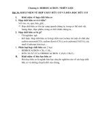 HÓA HỌC 9: Bài 34: KHÁI NIỆM VỀ HỢP CHẤT HỮU CƠ VÀ HÓA HỌC HỮU CƠ