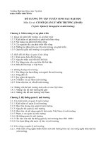 Môn cơ sở – Cơ sở quản lý môi trường (ngành Quản lý tài nguyên và môi trường) cập nhật và áp dụng từ kỳ thi tuyển sinh đợt 1 năm 2020