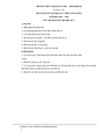 Đề cương ôn tập học kì 1 lớp 8 trường chuyên Hà Nội Amsterdam năm 2017 - 2018