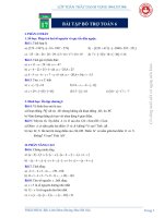 PHIẾU BÀI TẬP TOÁN 6 – TUẦN 17