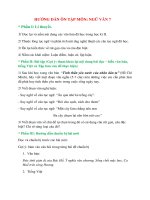 Nội dung ôn tập môn Ngữ văn 7