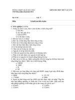 Đề KT 1 tiết HKII môn vật lý 8