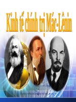 Bài giảng kinh tế chính trị (slide kinh tế chính trị)