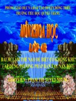 LÀM THẾ NÀO ĐỂ BIẾT CÓ KHÔNG KHÍ.ppt