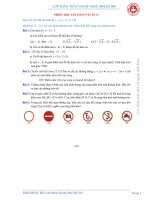 PHIẾU BÀI TẬP TOÁN 9 – TUẦN 11