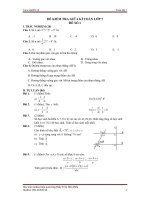 Đề thi ôn tập giữa học kì I toán 7