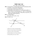 PHIEU BAI TAP DIEM DUONG THANG