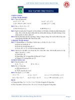 PHIẾU BÀI TẬP TOÁN 6 – TUẦN 13