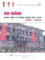 50 Năm Khoa Học Và Công Nghệ Việt Nam 1959-2009