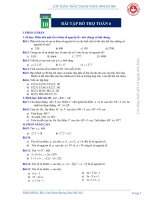 PHIẾU BÀI TẬP TOÁN 6 – TUẦN 10