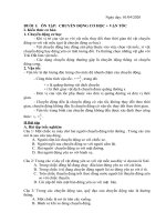 ÔN TẬP VẬT LÝ 8 ( BUỔI 1)