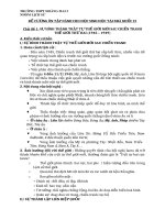 Đề cương ôn tập, chủ đề 1