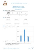 TOÁN 4: BÀI TẬP TUẦN 17