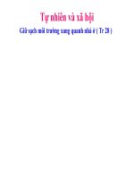 Bài 13: Giữ sạch môi trường xung quanh nhà ở