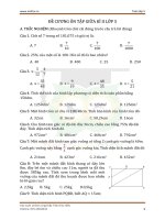 Bộ đề cương ôn tập giữa kì 2 môn toán lớp 5 năm học 2019 - 2020