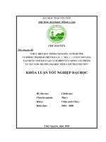 Thực hiện quy trình chăm sóc, nuôi dưỡng và phòng trị bệnh trên đàn gà ( ♂ mía x ♀ lương phượng) tại trung tâm đào tạo, nghiên cứu giống cây trồng và vật nuôi, trường đại học nông lâm thái nguyên 