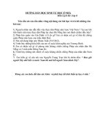 Đề cương hướng dẫn tự học ở nhà Tháng 2,3 môn Lịch sử 8