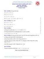 BỘ ĐỀ KIỂM TRA GIỮA KÌ I – TOÁN 8