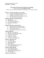 Môn cơ sở – Xử lý tín hiệu số (ngành KTĐT- chuyên ngành Điện tử viễn thông máy tính, KTĐT- chuyên ngành Vi điện tử và thiết kế vi mạch)