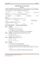 Đề thi ôn tập giữa học kì I toán 6