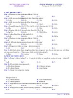 [Ôn tập trực tuyến] - Môn: Hóa học 11 (Chương 5: Ankan)