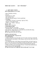 PHIẾU HỌC TẬP SÔ 1 BÀI