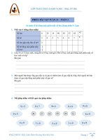 TOÁN 3: BÀI TẬP TUẦN 13