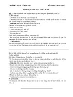 Bai tap on ngu van khoi 6 HKII nam hoc 2019 - 2020