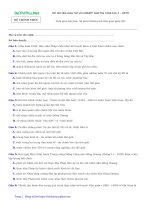 Đề thi thử 2019 môn Lịch Sử sở GD Hà Tĩnh có đáp án