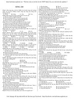 50 câu trắc nghiệm Vật Lý SÓNG ÂM chọn lọc có đáp án » Tài Liệu Trắc Nghiệm