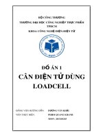 Cân điện tử dùng loadcell
