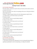 Tải Giải bài tập SGK tiếng Anh lớp 9 Unit 5: The Media - Để học tốt Tiếng Anh lớp 9