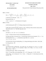 Đề tuyển sinh lớp 10 THPT năm 2019 – 2020 môn Toán sở GDĐT Thái Bình | Toán học, Đề thi vào lớp 10 - Ôn Luyện