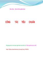 CÔNG tác TIÊU CHUẨN pptx _ KIỂM NGHIỆM (slide nhìn biến dạng, tải về đẹp lung linh)