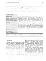 Species composition and catch of sharks, rays and skates in Ba Ria - Vung Tau and Binh Thuan provinces of Vietnam