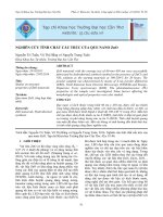 Nghiên cứu tính chất cấu trúc của que nano ZnO